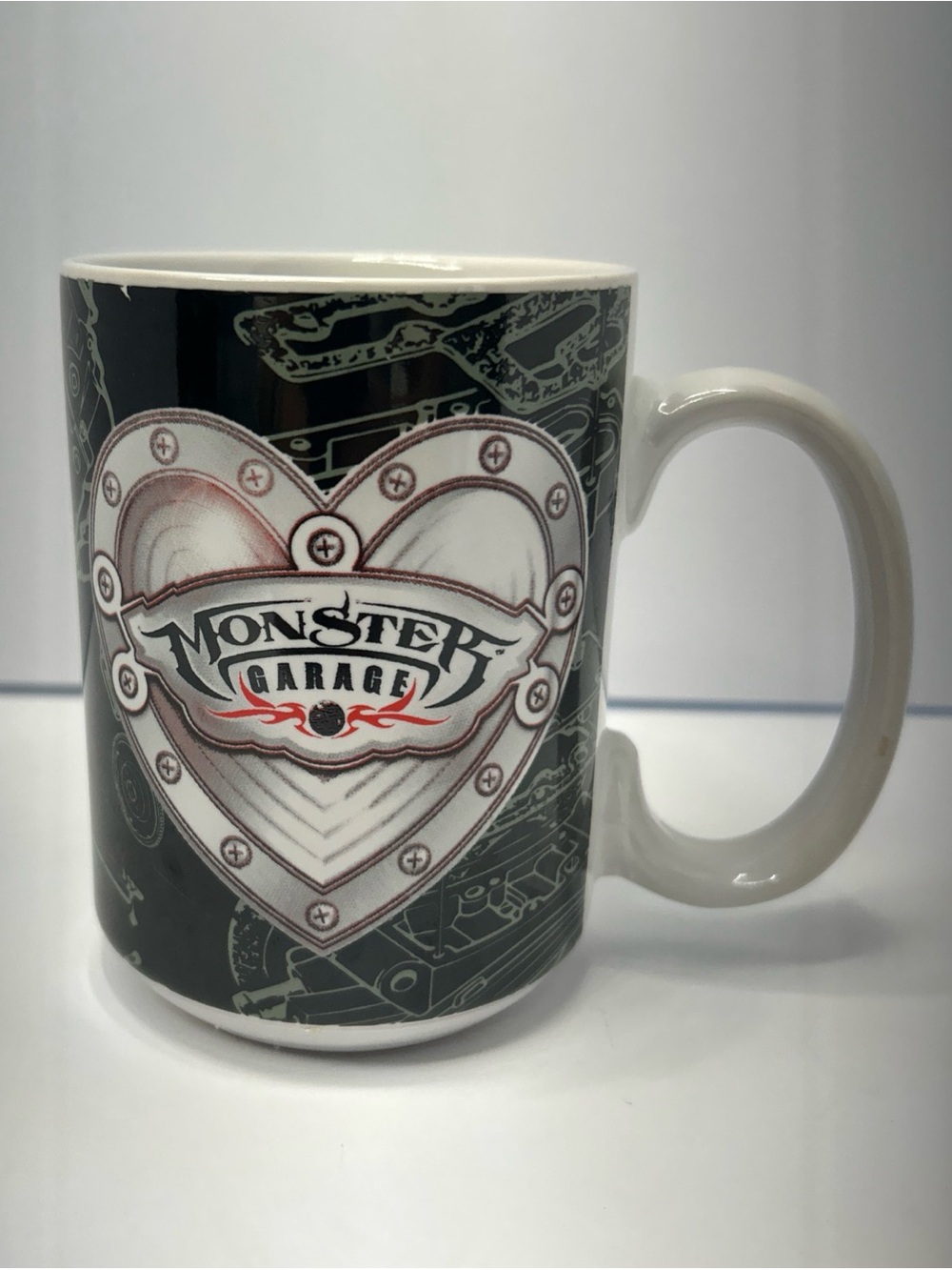2006 Monster Garage Heart Jessie James Ceramic Coffee Mug
